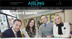 Desktop Screenshot of aisling-events.com